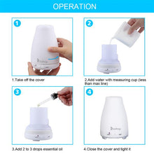 Load image into Gallery viewer, 200ML RGB Color Cycling Aroma Diffuser